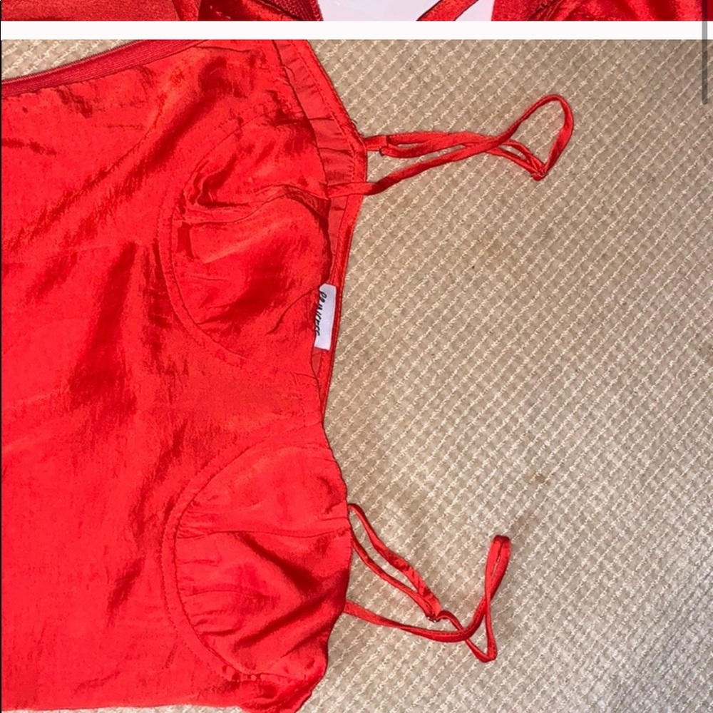 Mini silk dress